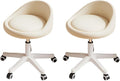 Rolling Stool Set of 2 Rolling Hydraulic Salon Stool by Walktory
