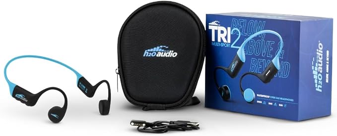H2O Audio TRI 2 Multisport Waterproof Bone Conduction Open Ear Headphones - Image 9