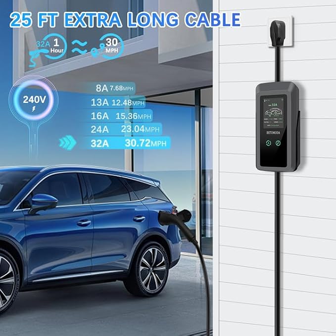 Level 2 EV Charger, 32 Amp, Portable Charger - Image 2
