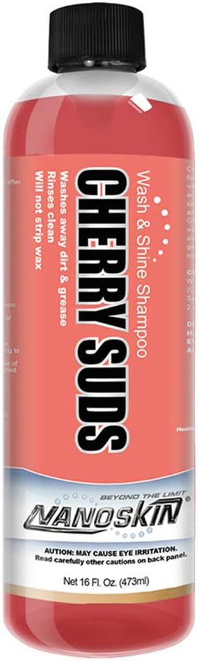 Nanoskin CHERRY SUDS Foaming Car Wash Shampoo 16 Oz. by Nanoskin