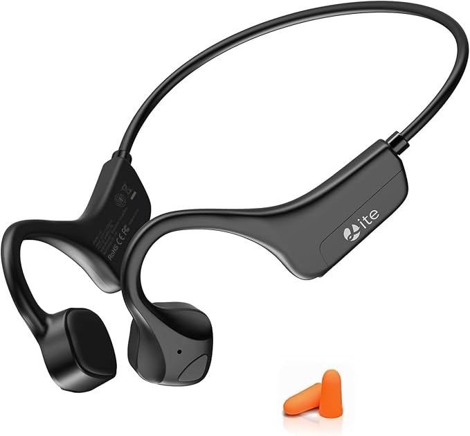Bone Conduction Headphones Open-Ear Bluetooth 5.0, IP65 Waterproof Wireless by YouthWhisper
