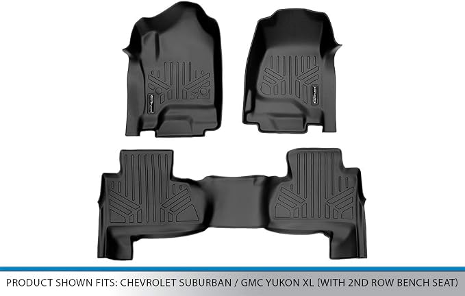 SMARTLINER Custom Floor Mats 2 Row Liner Set Compatible - Image 5