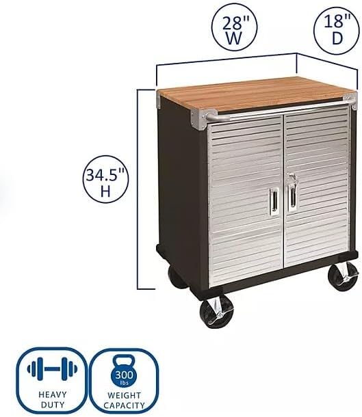Heavy Duty Rolling Storage Cabinet - Image 3