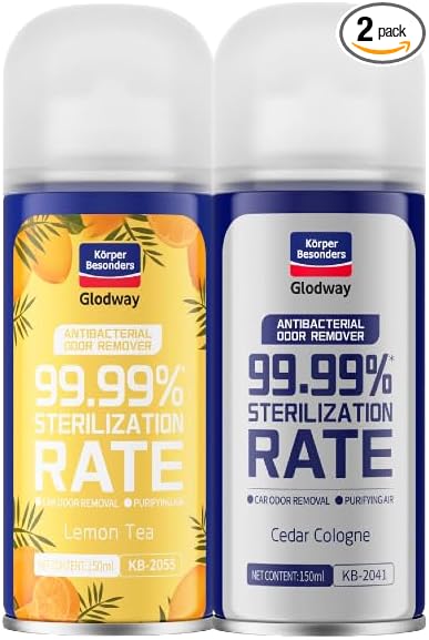 Glodway Whole Car Air Refresher Spray, Odor Eliminator Eliminates Strong by K%C3%96RPERBESONDERSGLODWAY