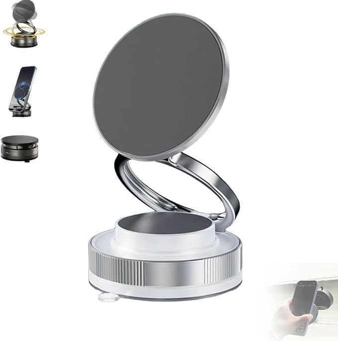 Super Strong Magnetic N52 car Phone Holder, 3-axis Folding, 360° Multi-Angle by Unknown