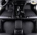 TAHALICustom Colors Car Floor Mats Black Pink by Unknown