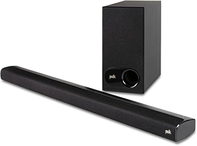 Polk Audio Signa S2 Sound Bar & Wireless Subwoofer – Exclusive VoiceAdjust by PolkAudio