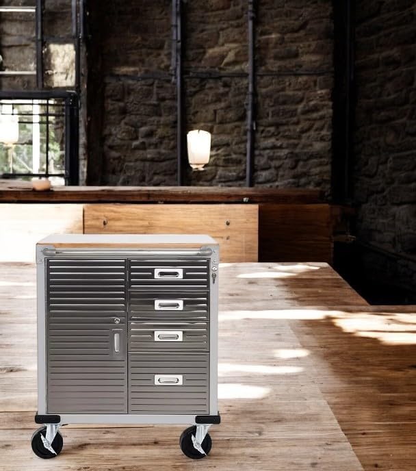 Heavy Duty Rolling Storage Cabinet - Image 4
