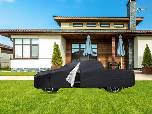 Car Cover Custom Fit for Toyota Tundra 2007-2024, 6 Layers Truck Cover - Image 9