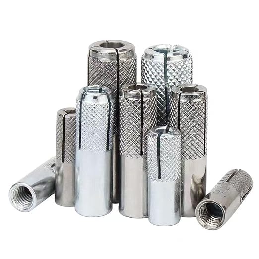 Wensilon 3/8"-16 Premium Stainless Steel Drop in Anchors Assortment, Knurled - Image 5