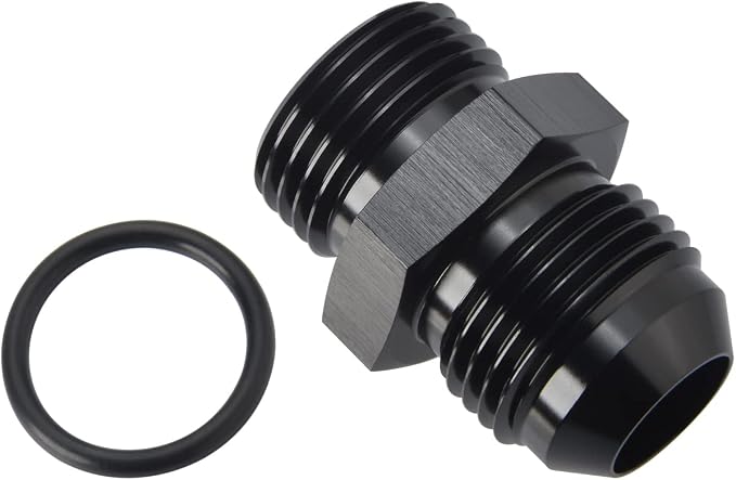 12AN Male Flare to 12AN ORB O-ring Boss Fuel Pump Rail Adapter Fitting Aluminum - Image 3