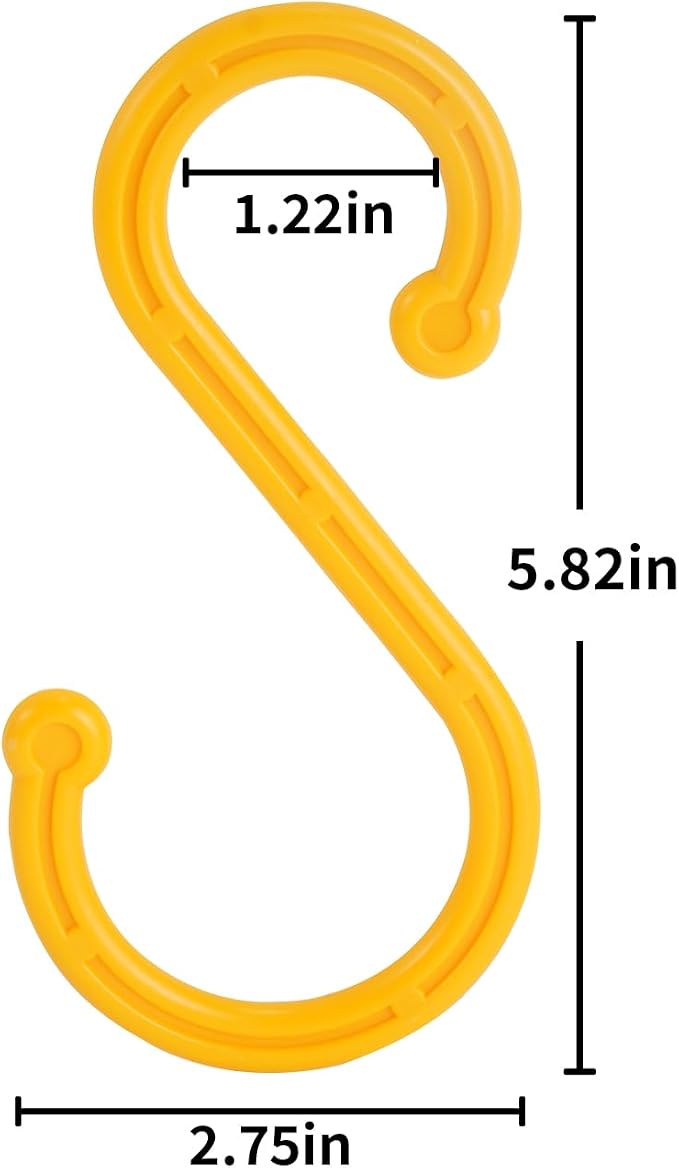 6 Pack Heavy Duty S Hooks, 5.82Inch Hooks - Image 2