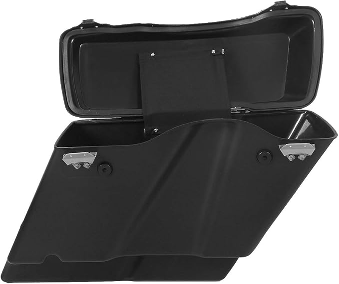 XFMT Motorcycle Stretched Saddlebags 5" Extended Hard Saddle Bags - Image 9