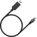 Radar Detector Cord, USB to RJ11 Cable, RJ11 Plug Power Cable, by Plozoe