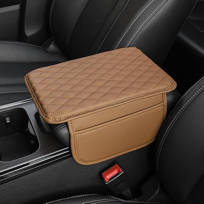 Memory Cotton Leather Car Armrest Box Pad, 2025 New Universal Style Memory by Coloday