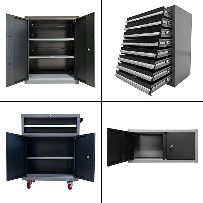 JZD Storage Cabinet Set, Pro Tool Organization System - Image 9