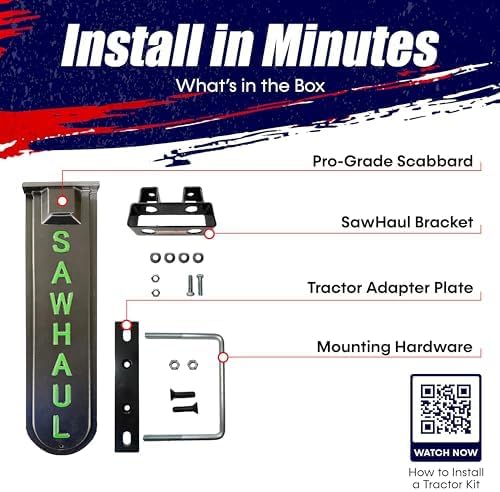 SawHaul Universal Tractor Chainsaw Holder - Image 6