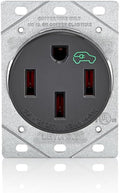 Leviton 50 Amp EV Charging Receptacle/Outlet, Heavy Duty by Leviton