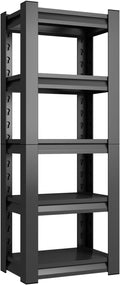 63" H Garage Shelving Unit, Garage Storage Shelves 1600LBS Heavy Duty Shelving by IYANEN