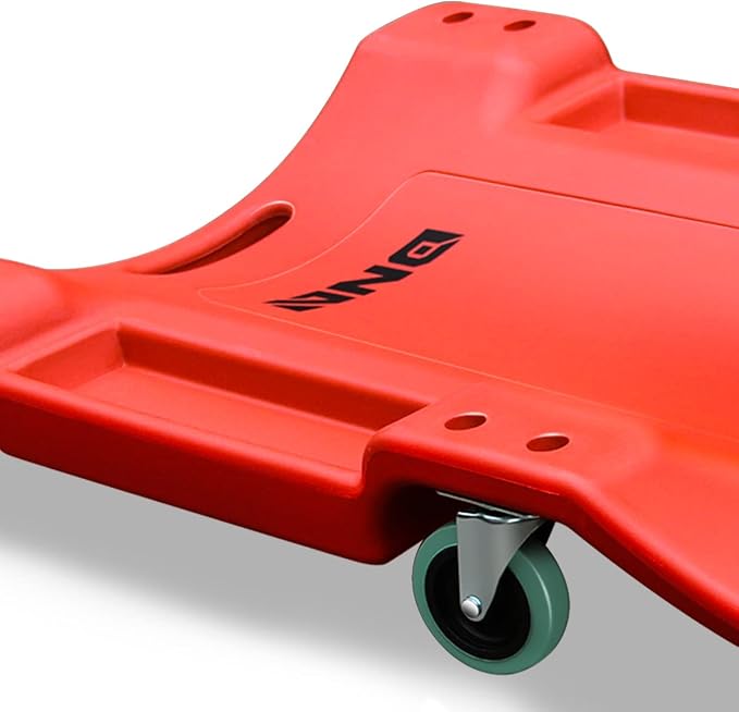 DNA MOTORING 40 Inch Mechanic Creeper, Blow Molded Low Profile Rolling Garage - Image 5