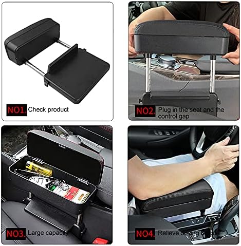 JEYODA Car Armrest Box Adjustable Pad Refit Car Central Lift Armres Storage - Image 6