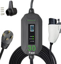 PRIMECOM Level 2 EV Charger 220/240V, 30ft & 50ft, Portable EVSE Electric by PRIMECOMTECH