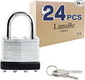 LanuBe Lock Laminated keyed Padlock, keyed Alike Locks, Normal Shackle by LanuBe