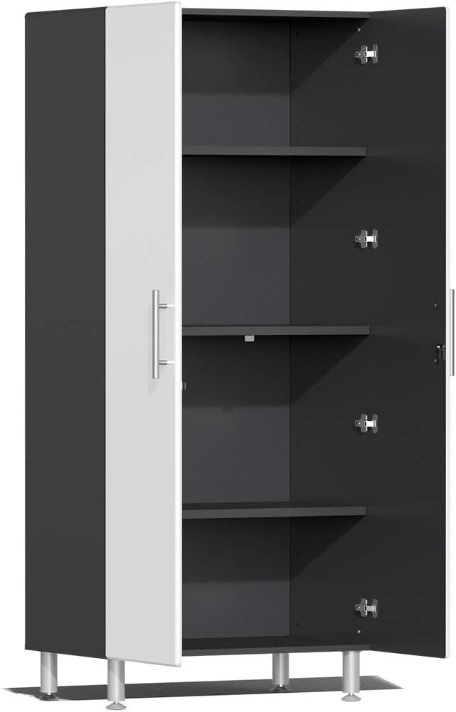 Ulti-Mate UG22620W 2-Piece Tall Garage Cabinet Kit in Starfire White Metallic - Image 2