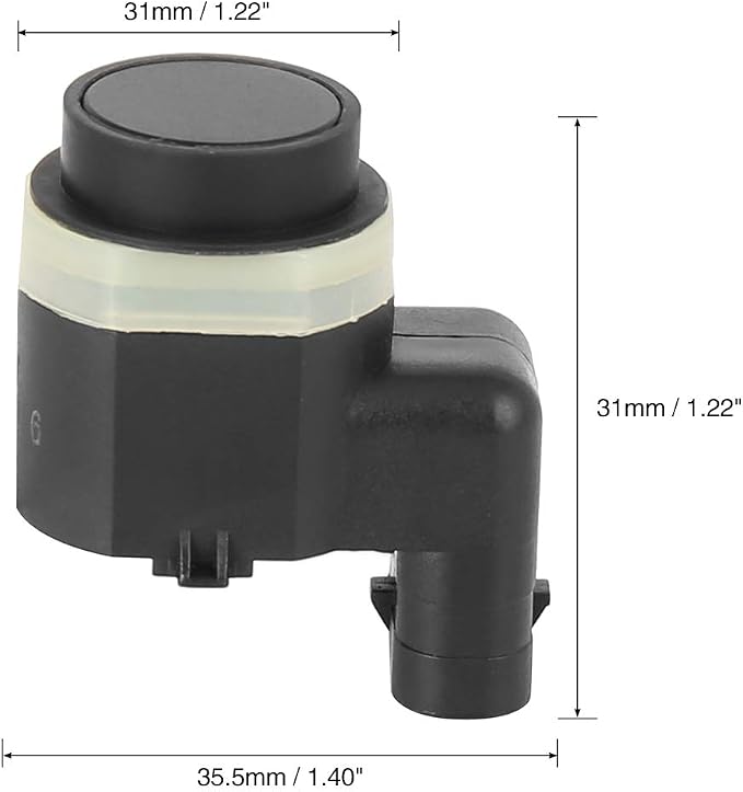 X AUTOHAUX 4pcs 66209139868 Car Bumper PDC Reverse Parking Assist Sensor - Image 2