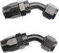 LokoCar 4AN Hose End Fitting 45 Degree Swivel by GetToKnowEachOther