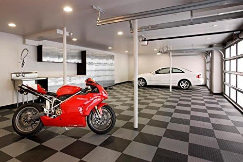 Big Floors GarageDeck Coin Pattern, Durable Copolymer Interlocking Modular - Image 2
