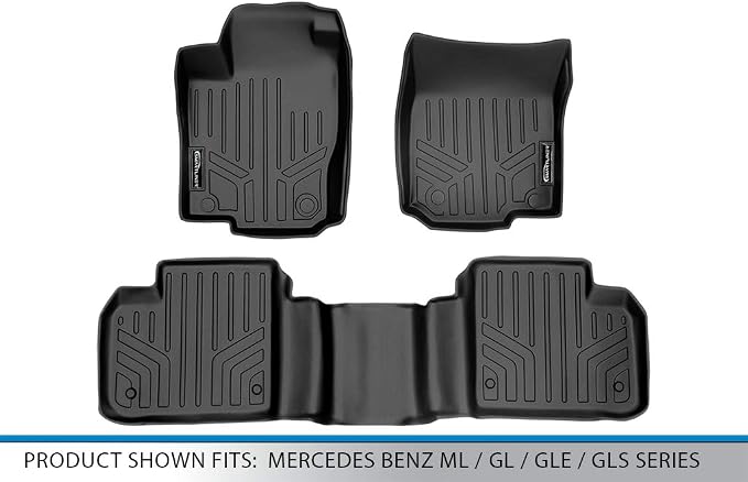 SMARTLINER Custom Fit Floor Mats 2 Row Liner Set - Image 5