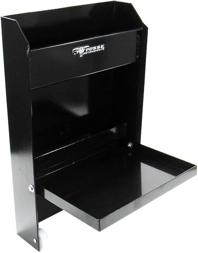 Pit Posse 458BK Jr Work Station Storage Cabinet Shelf Rack Holder Caddy - Image 7
