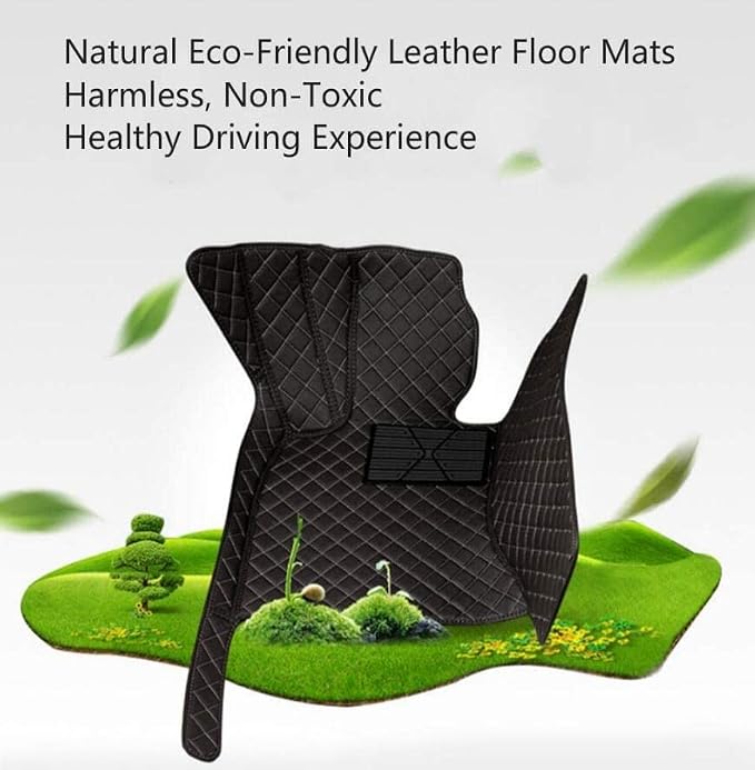 Custom All-Weather Protection Leather Car Floor Mats - Image 3