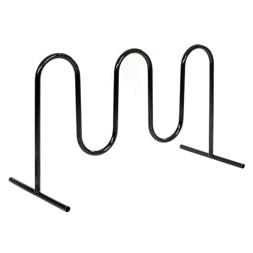 Global Industrial 68" L Wave Bike Rack, Free Standing, 7-Bike Capacity - Image 7
