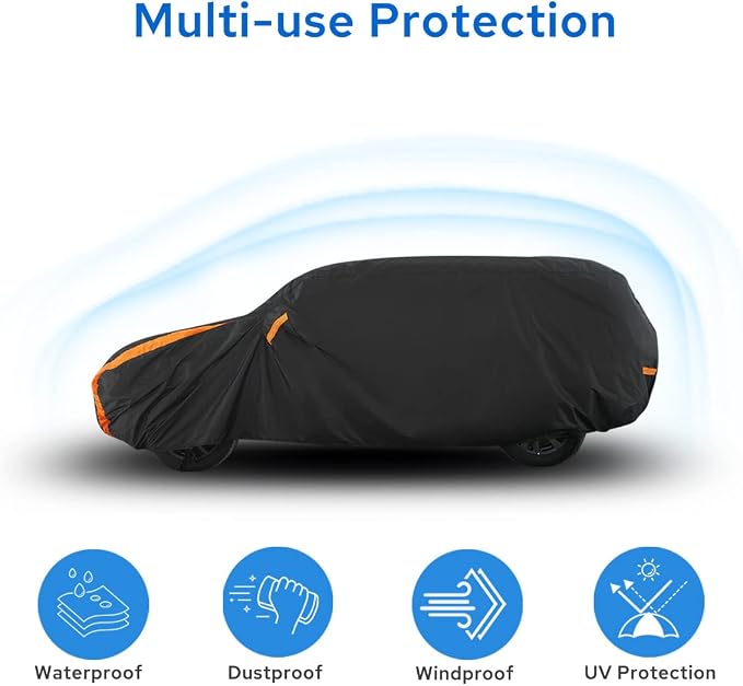 Avecrew SUV Car Cover Waterproof All Weather - Image 5