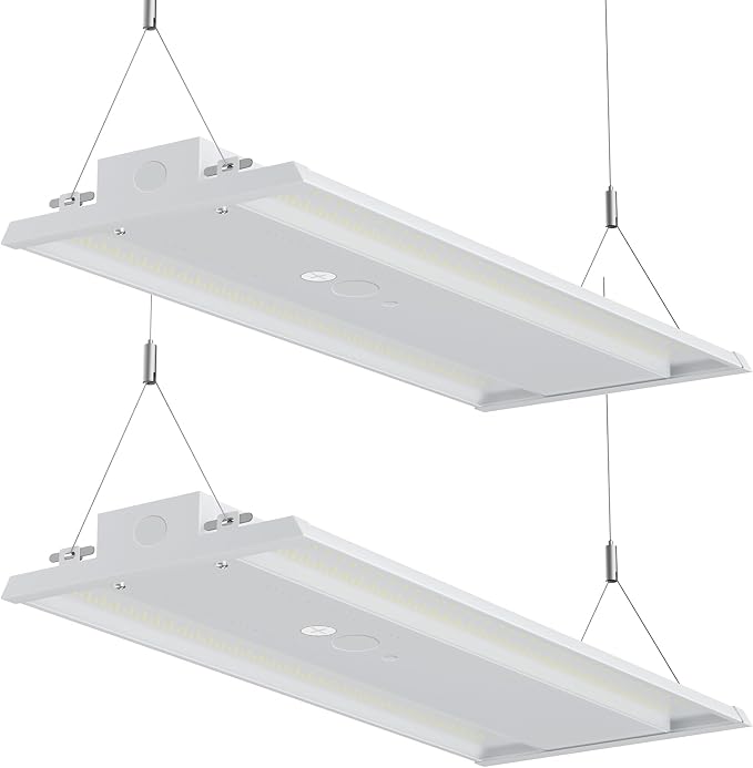 400W LED Linear High Bay Light, 60000LM Linear High Bay Shop Light 120-277V by JC-LGL