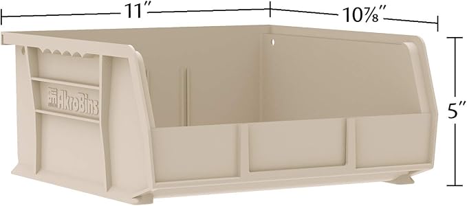 Akro-Mils 30235 AkroBins Plastic Storage Bins, Space-Saving Stackable Bins - Image 4