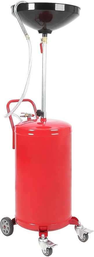 20-Gallon Waste Oil Drain Tank, Air Operated Portable Oil Drainer - Image 7