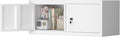 LUCYPAL Metal Storage Cabinet, Garage Wall Mounted Storage Cabinet by HomeOfficeFurniture
