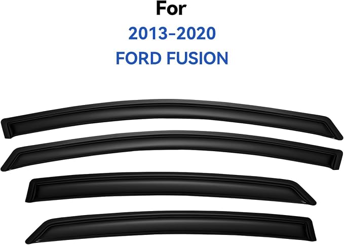 Window Visors Rain Guards for 2013 2014 2015 2016 2017 2018 2019 2020 Ford - Image 2