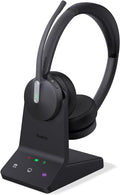Yealink WH64 DECT & Bluetooth Dual UC Zoom Wireless Headset, 606 ft Range On by RedefineYourWorkplace
