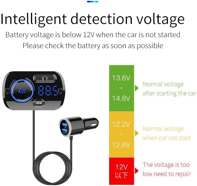 Bluetooth 5.0 Car Audio Transmitter | HD Sound, Fast 20W PD & QC3.0 Charging - Image 9