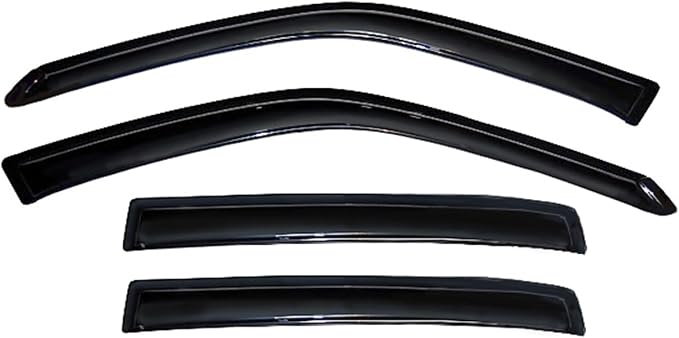 Wind Deflector Compatible with Nissan Altima 4-Door Sedan 2007-2012 Smoke by GLDIFA