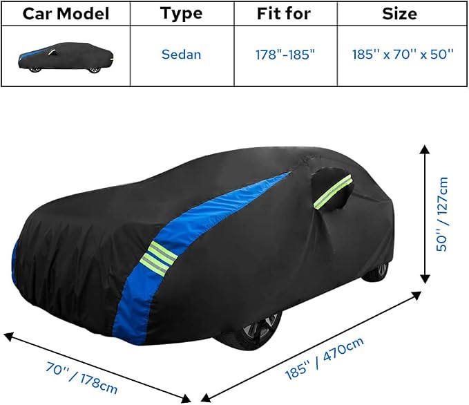 Avecrew Car Cover Waterproof All Weather - Image 2