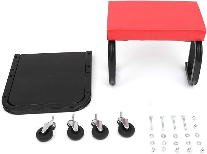 Rolling Creeper Seat with Cushioned Seat Heavy-Duty Garage Roller Seat with 4 - Image 5