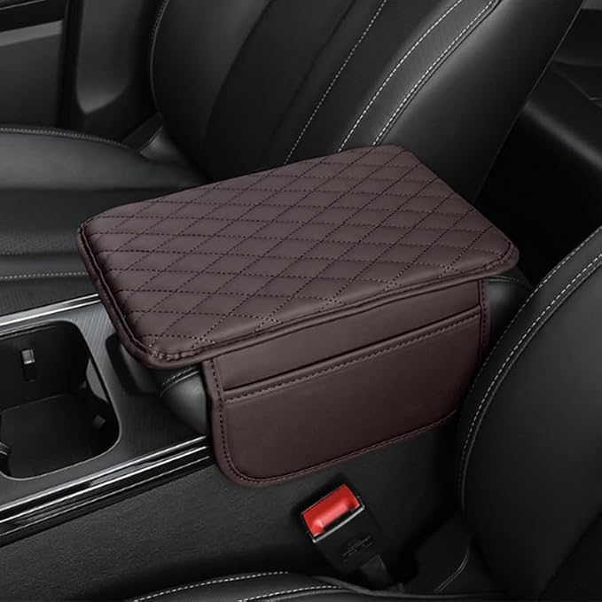 Memory Cotton Leather Car Armrest Box Pad, 2025 New Universal Style Memory by Coloday