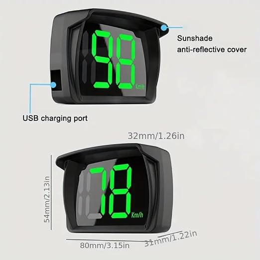 Heads Up Display for Cars HUD GPS Speedometer MPH - Image 5
