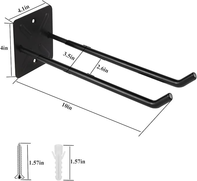 Steel Garage Storage Hooks Wall Tool Organizer, 10 Inch Garage Hook Heavy Duty - Image 2
