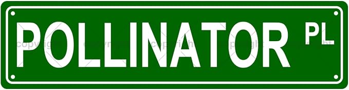 POLLINATOR PL Space Metal Tin Street Sign Bar Cafe Garage Cave Home Room Wall by Unknown
